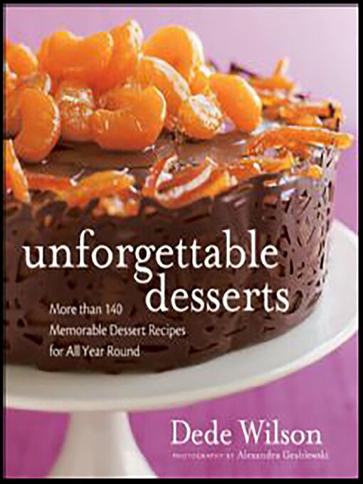 Title details for Unforgettable Desserts by Dede Wilson - Available
